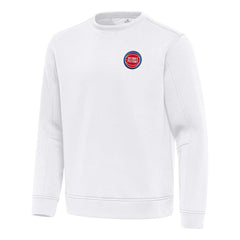 White Detroit Pistons Antigua Relevant Pullover Sweatshirt sale | NBA