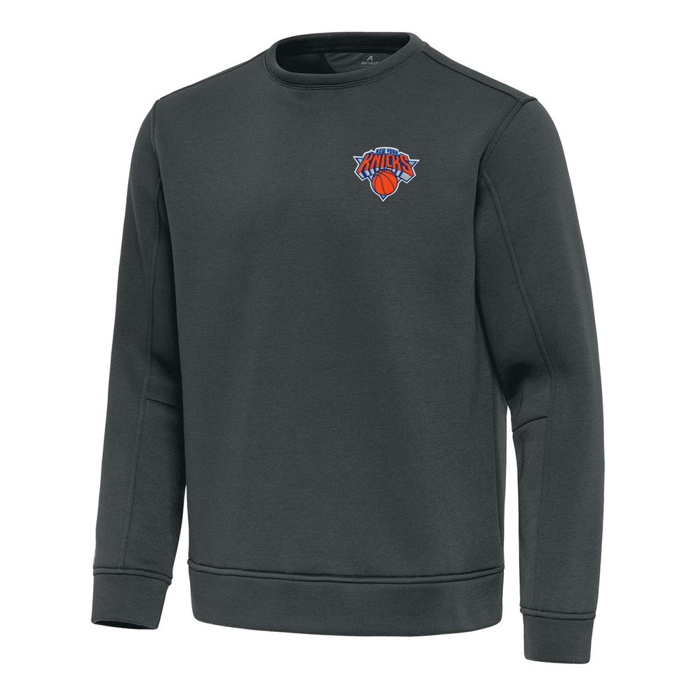 Pewter New York Knicks Antigua Relevant Pullover Sweatshirt | NBA