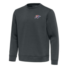 Pewter Oklahoma City Thunder Antigua Relevant Pullover Sweatshirt | NBA