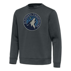 Pewter Minnesota Timberwolves Antigua Relevant Pullover Sweatshirt | NBA