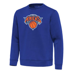 Blue New York Knicks Antigua Relevant Pullover Sweatshirt | NBA