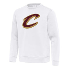 White Cleveland Cavaliers Antigua Relevant Pullover Sweatshirt sale | NBA