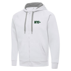New York Jets Men's Antigua Victory Full-Zip Hoodie | NFL Online