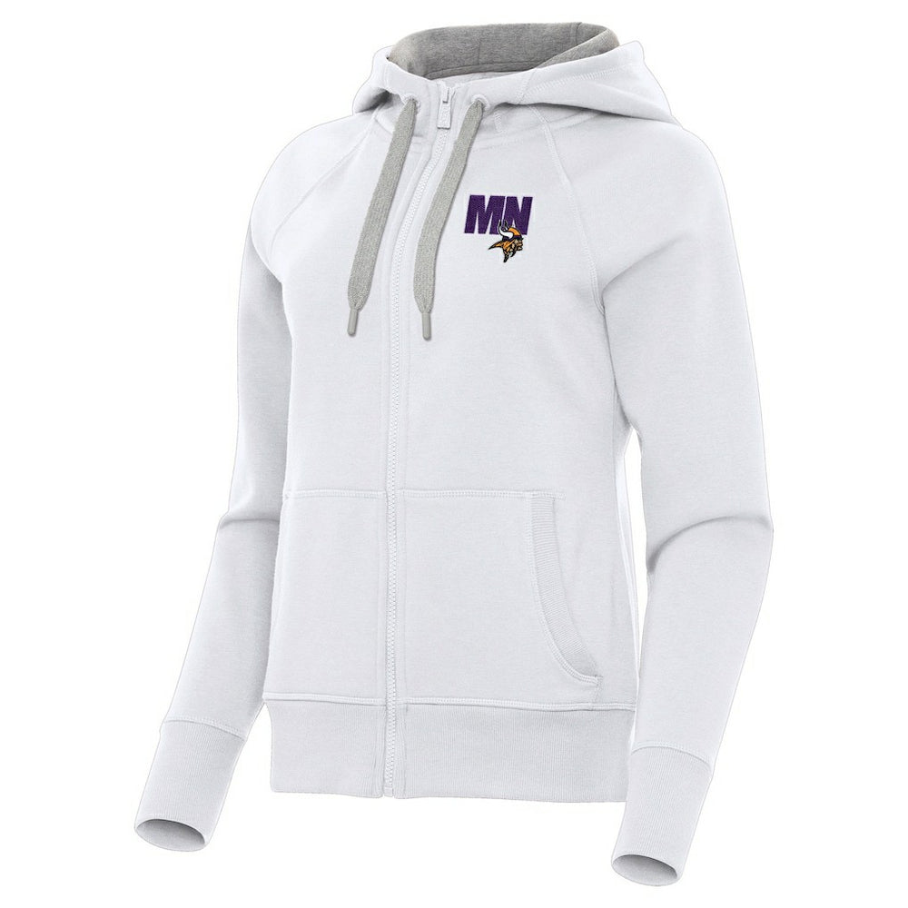 Minnesota Vikings Antigua Women's Victory Full-Zip Hoodie | NFL Sale