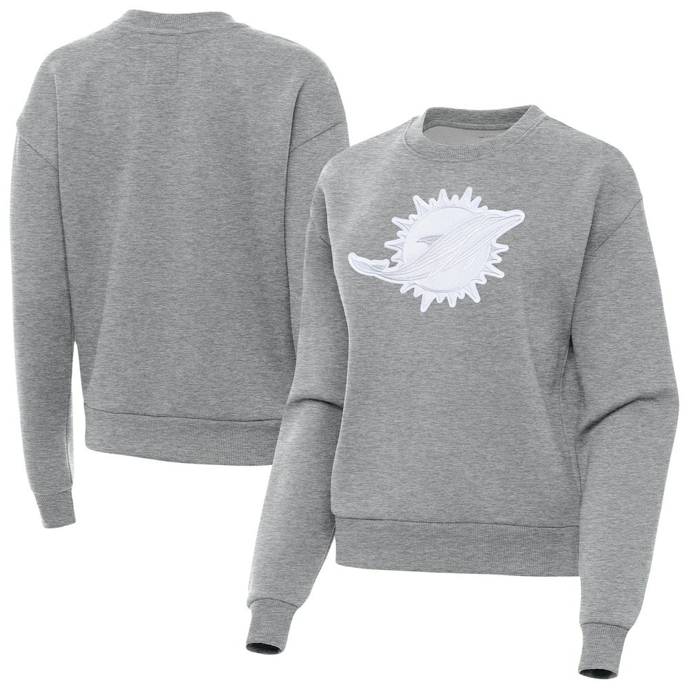 Miami Dolphins Antigua Women's Victory Pullover Sweatshirt | NFL New