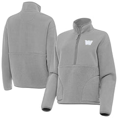 Washington Commanders Antigua Women's Figure Half-Zip Sweatshirt | NFL Outlet