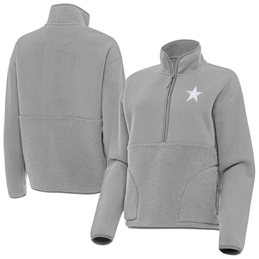 Dallas Cowboys Antigua Women's Figure Half-Zip Sweatshirt | NFL Near me