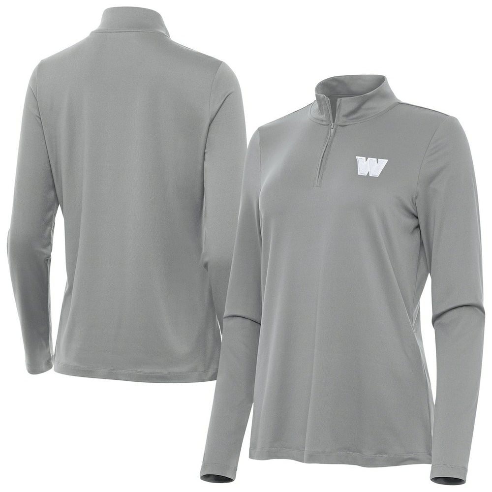 Washington Commanders Antigua Women's Reprocess Quarter-Zip Top | NFL New