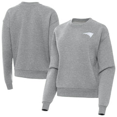 New England Patriots Antigua Women's Victory Crew Pullover Sweatshirt | NFL US