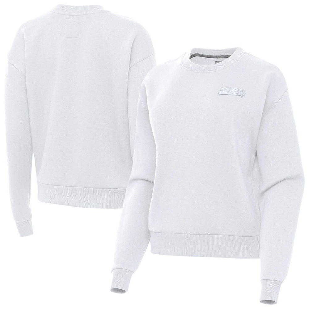 Seattle Seahawks Antigua Women's Victory Crew Pullover Sweatshirt | NFL Online