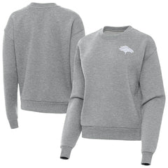 Denver Broncos Antigua Women's Victory Crew Pullover Sweatshirt | NFL Discount