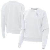 Houston Texans Antigua Women's Victory Crew Pullover Sweatshirt | NFL Discount