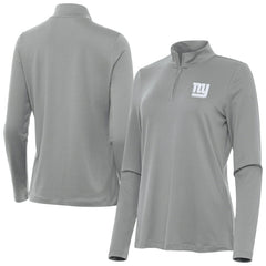 New York Giants Antigua Women's Reprocess Quarter-Zip Top | NFL Outlet