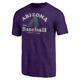 Arizona Diamondbacks Purple Cooperstown Collection Our Game Tri-Blend T-Shirt - MLB T-shirts