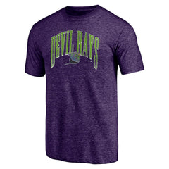 Tampa Bay Rays Purple Cooperstown Collection Line Corps Tri-Blend T-Shirt - MLB T-shirts