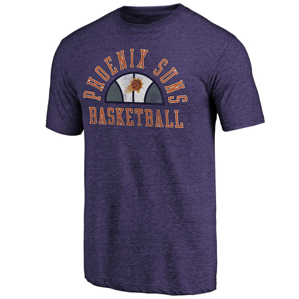 Phoenix Suns Purple Half Classic Tri-Blend T-Shirt shop | NBA