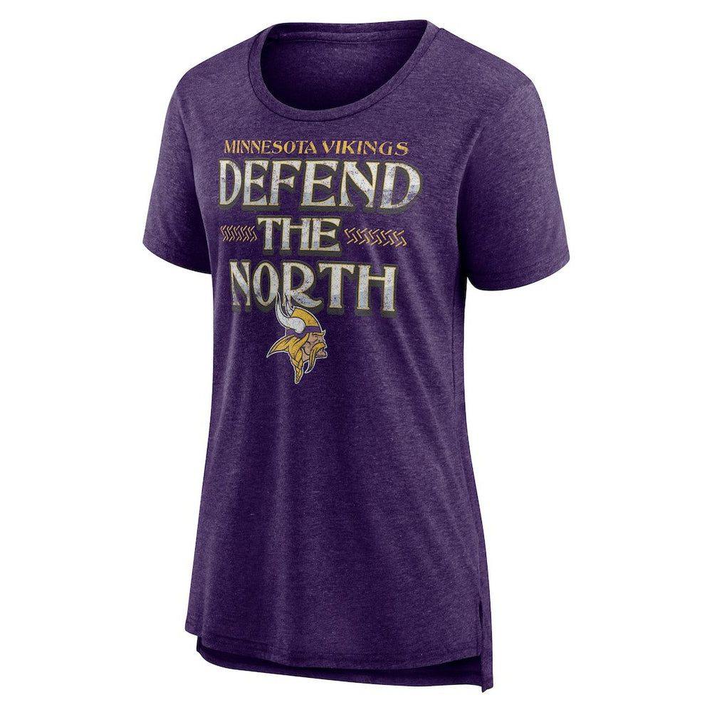 Minnesota Vikings Women's Hometown First Down Tri-Blend T-Shirt | NFL Hot