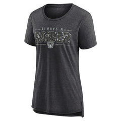 Las Vegas Raiders Women's Vintage Graphic Tri-Blend Scoop Neck T-Shirt | NFL US