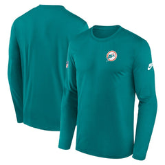 Miami Dolphins Legend Small Logo Dri-FIT Long Sleeve T-Shirt | NFL US