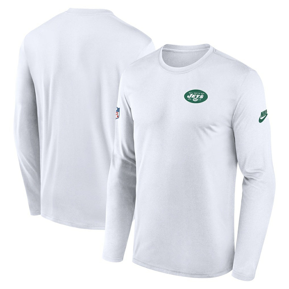 New York Jets Legend Small Logo Dri-FIT Long Sleeve T-Shirt | NFL New