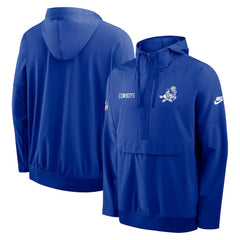 Dallas Cowboys Sideline Alt Pack Anorak Half-Zip Hoodie Jacket | NFL US