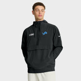 Detroit Lions Sideline Alt Pack Anorak Half-Zip Hoodie Jacket | NFL Online