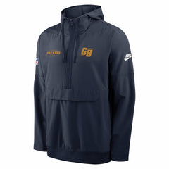 Green Bay Packers The 1923 Classic Sideline Half-Zip Anorak Jacket | NFL Discount