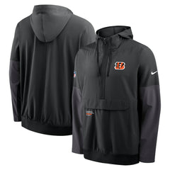 Cincinnati Bengals Sideline Anorak Half-Zip Hoodie Jacket | NFL Near me