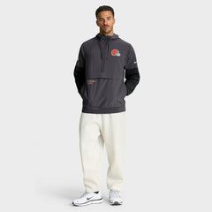 Cleveland Browns Sideline Anorak Half-Zip Hoodie Jacket | NFL Online