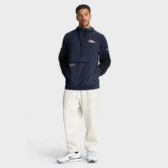 Denver Broncos Sideline Anorak Half-Zip Hoodie Jacket | NFL Sale