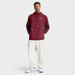 Washington Commanders Sideline Anorak Half-Zip Hoodie Jacket | NFL Online