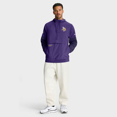 Minnesota Vikings Sideline Anorak Half-Zip Hoodie Jacket | NFL New