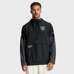 Las Vegas Raiders Sideline Anorak Half-Zip Hoodie Jacket | NFL Online