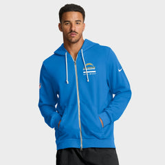 Los Angeles Chargers Sideline Standard Issue Utility Player Dri-FIT Full-Zip Hoodie | NFL Sale