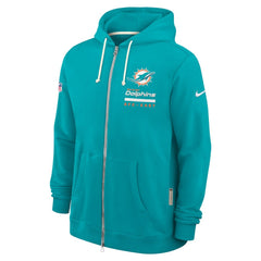 Miami Dolphins Sideline Standard Issue Utility Player Dri-FIT Full-Zip Hoodie | NFL Online