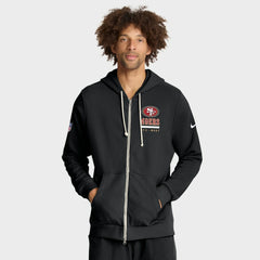 San Francisco 49ers Sideline Standard Issue Utility Player Dri-FIT Full-Zip Hoodie | NFL Near me
