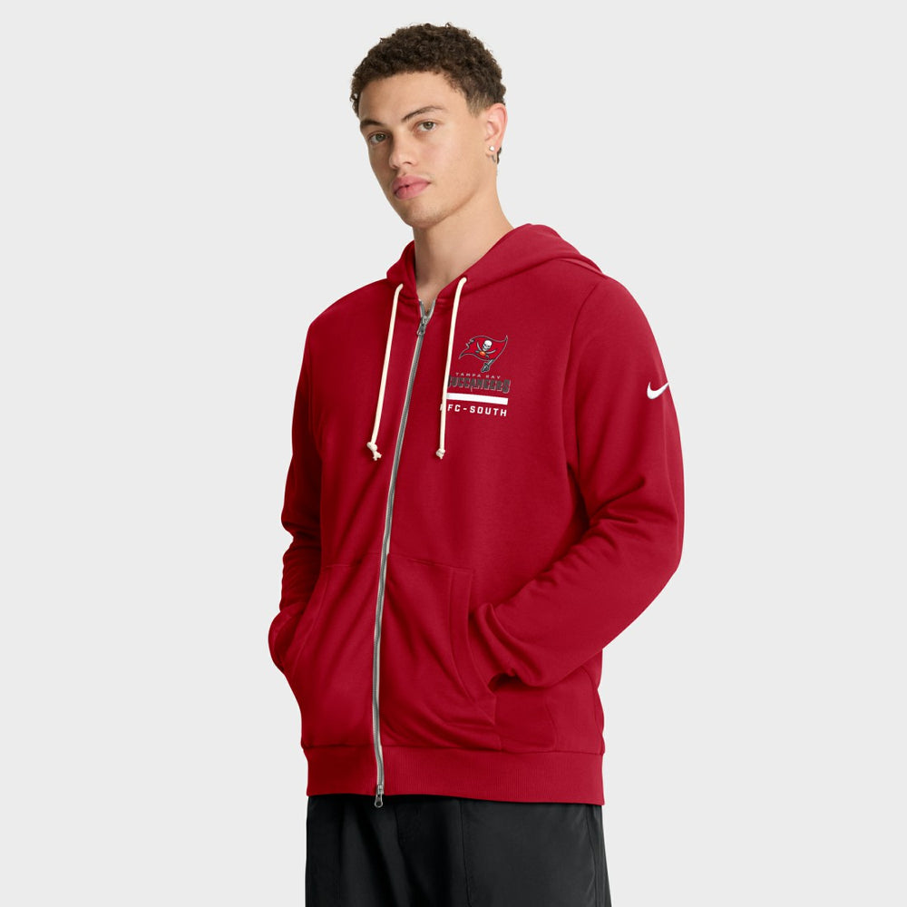 Tampa Bay Buccaneers Sideline Standard Issue Utility Player Dri-FIT Full-Zip Hoodie | NFL New