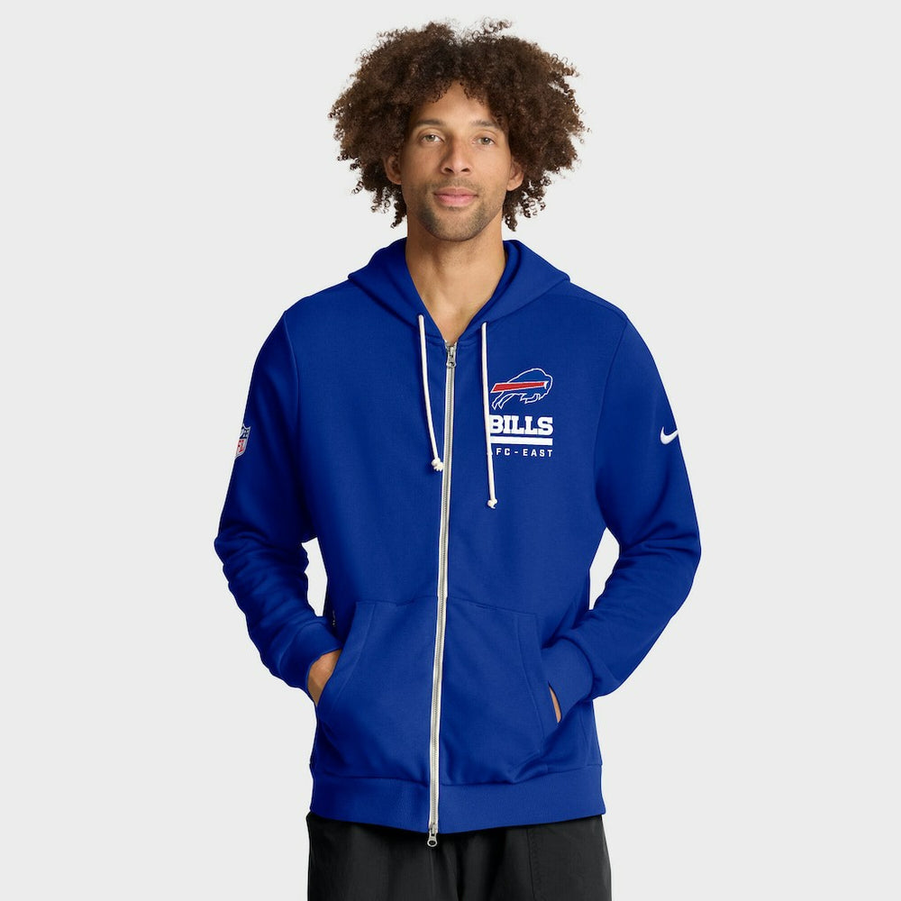 Buffalo Bills Sideline Standard Issue Utility Player Dri-FIT Full-Zip Hoodie | NFL Outlet