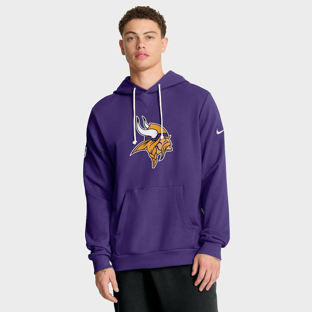 Minnesota Vikings Sideline Standard Issue Initial Home Dri-FIT Hoodie | NFL Hot