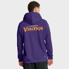Minnesota Vikings Sideline Standard Issue Initial Home Dri-FIT Hoodie | NFL Hot