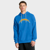 Los Angeles Chargers Sideline Standard Issue Initial Home Dri-FIT Hoodie | NFL Online