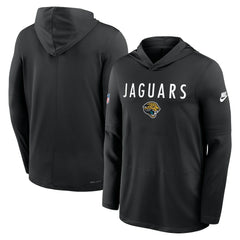 Jacksonville Jaguars Sideline Pass Accuracy Dri-FIT Long Sleeve Hoodie T-Shirt | NFL New