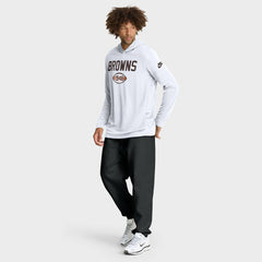 Cleveland Browns Sideline Pass Accuracy Dri-FIT Long Sleeve Hoodie T-Shirt | NFL US