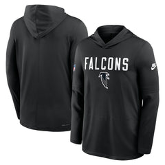 Atlanta Falcons Sideline Pass Accuracy Dri-FIT Long Sleeve Hoodie T-Shirt | NFL US