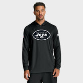 New York Jets Sideline Pass Accuracy Dri-FIT Long Sleeve Hoodie T-Shirt | NFL On sale