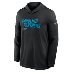 Carolina Panthers Sideline Pure Fury Performance Long Sleeve Hoodie T-Shirt | NFL Discount
