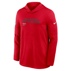 Houston Texans Sideline Pure Fury Performance Long Sleeve Hoodie T-Shirt | NFL Online