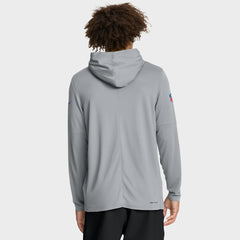 Detroit Lions Sideline Pure Fury Performance Long Sleeve Hoodie T-Shirt | NFL US