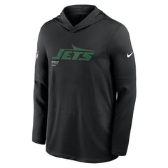 New York Jets Sideline Pure Fury Performance Long Sleeve Hoodie T-Shirt | NFL Near me