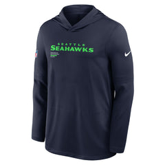 Seattle Seahawks Sideline Pure Fury Performance Long Sleeve Hoodie T-Shirt | NFL Outlet